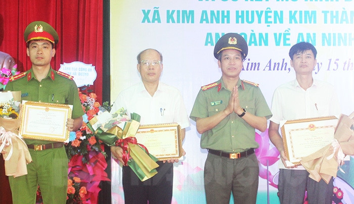 Kim Anh làm điểm tổ chức Ngày hội toàn dân bảo vệ an ninh Tổ quốc